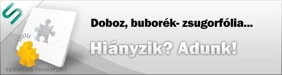 Servitius Transport csomagolóanyagok költöztetéshez