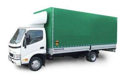 Toyota Dyna kisteherautó belvárosi költöztetéshez - Servitius Transport