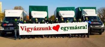 Servitius Transport költöztető csapat 2020 - Vigyázzunk egymásra