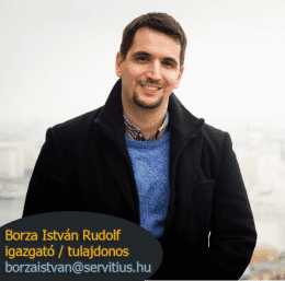 Borza István Rudolf, a megbízható Servitius Transport költöztető cég tulajdonosa és ügyvezetője